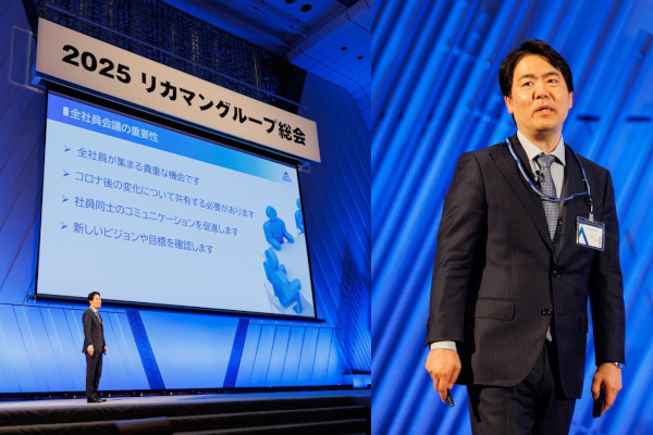 総会で話す伊藤社長